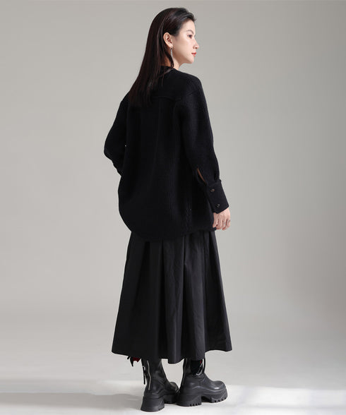 Rib Knit Cardigan